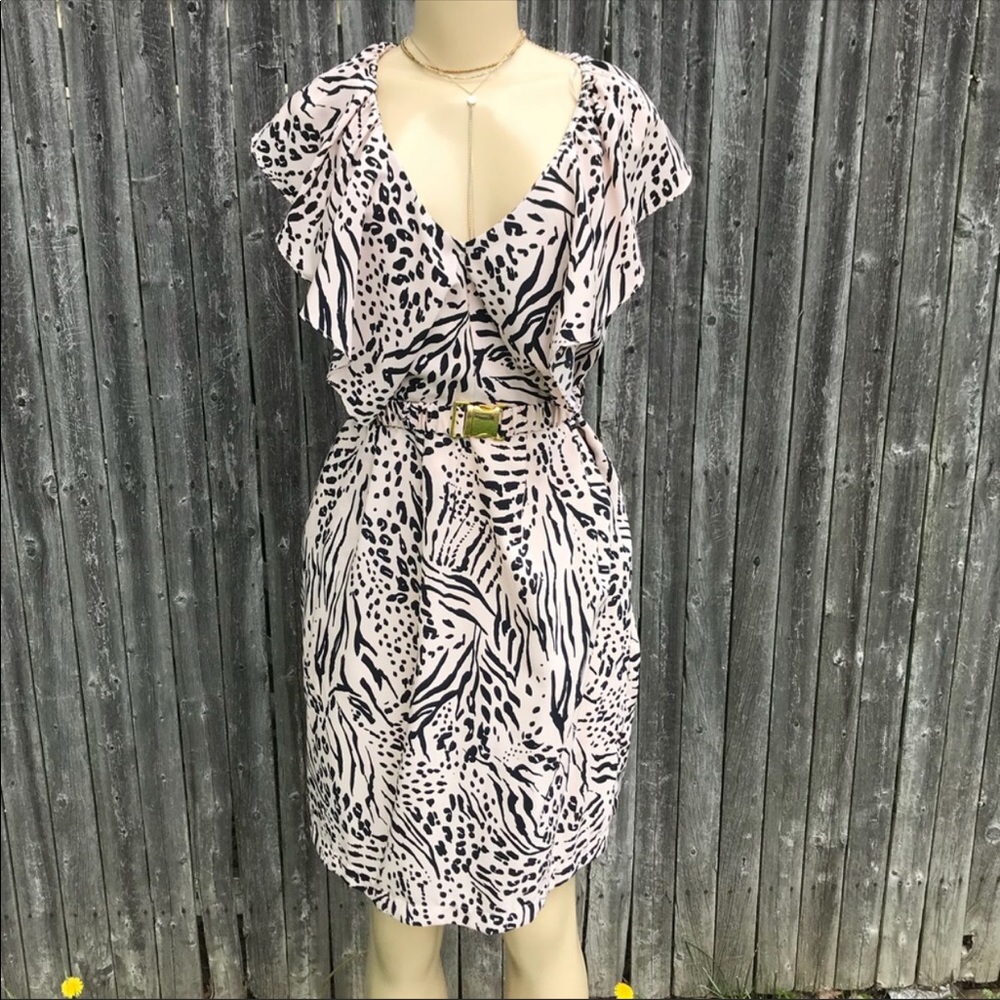 H & M size 10 animal print dress